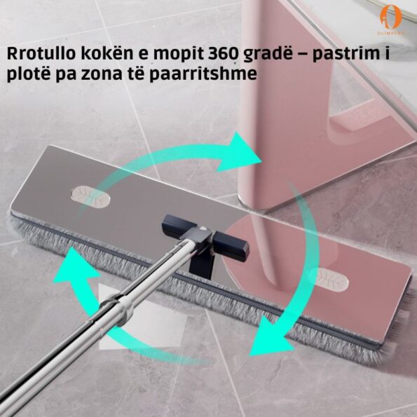 Kovë pastrimi me bazament të qëndrueshëm dhe dizajn praktik