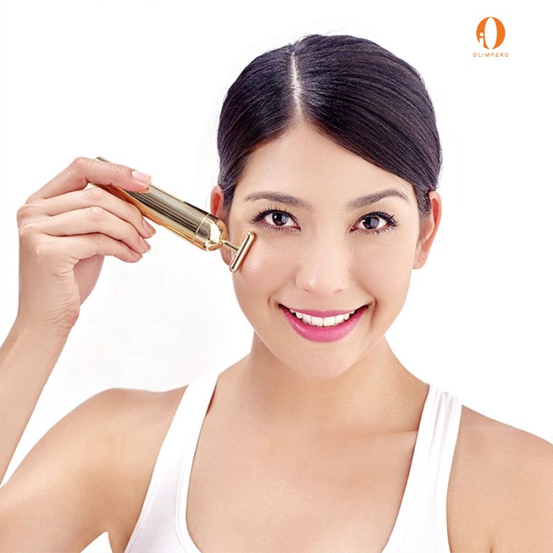 pajisje-per-masazh-fytyre-t-shape. Pajisje luksoze e artë për lifting dhe rifreskim natyral të lëkurës së fytyrës