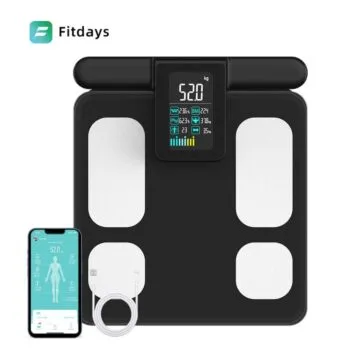 Peshore inteligjente për matjen e masës muskulare, ujit dhe yndyrës trupore