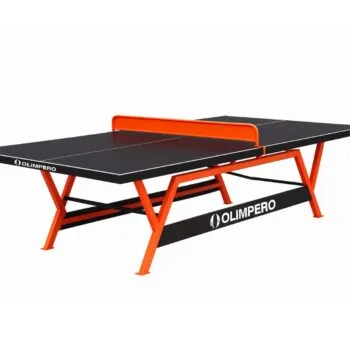Tavolinë pingpongu e jashtme me logo Olimpero, e përshtatshme për kopshte dhe palestra