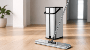 Kovë automatike me mop çeliku për pastrim