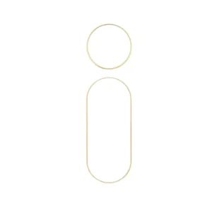 Pasqyre me kornize gold