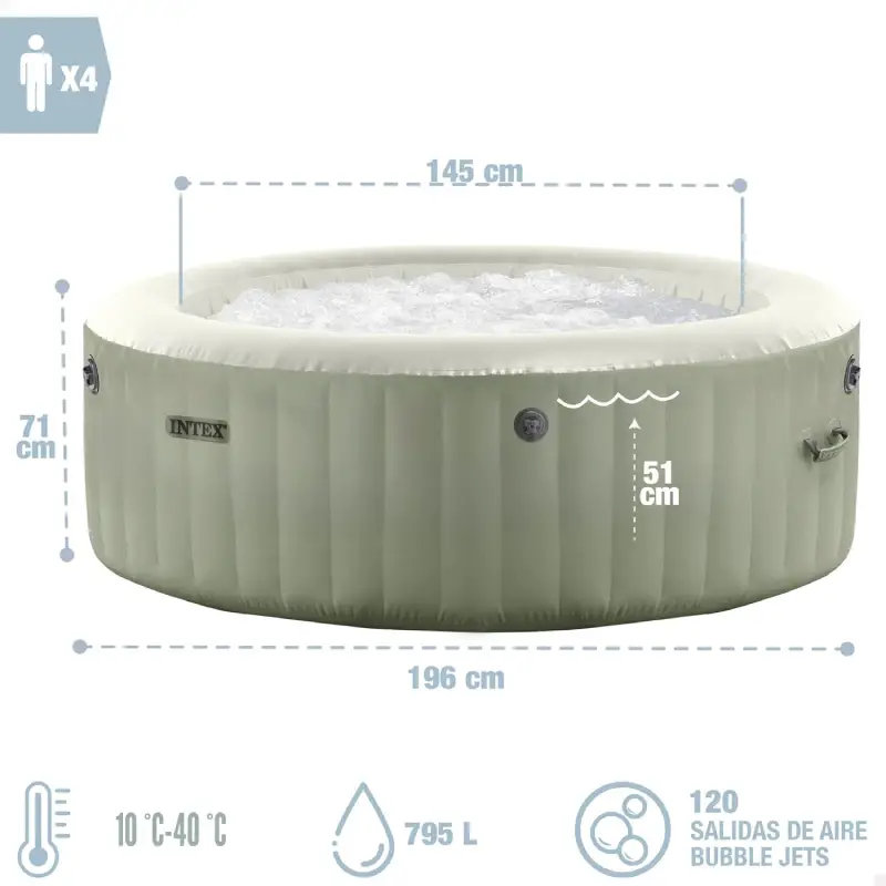 pishine hidromasazhi me 120 bubble pishine BUBBLE SPA